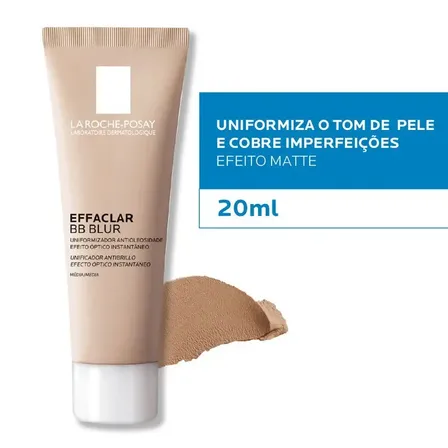 Effaclar Bb Blur Oil Free Antioliosidade Média 20ml Médio