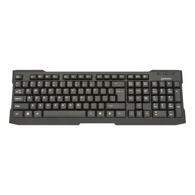 Manhattan Teclado Mejorado Usb Negro