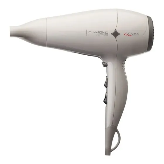 Secador De Cabello Ga.ma 3694 Diamond Color Blanco