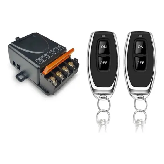 Interruptor Inalambrico Con 2 Controles 70m, 12 Volts