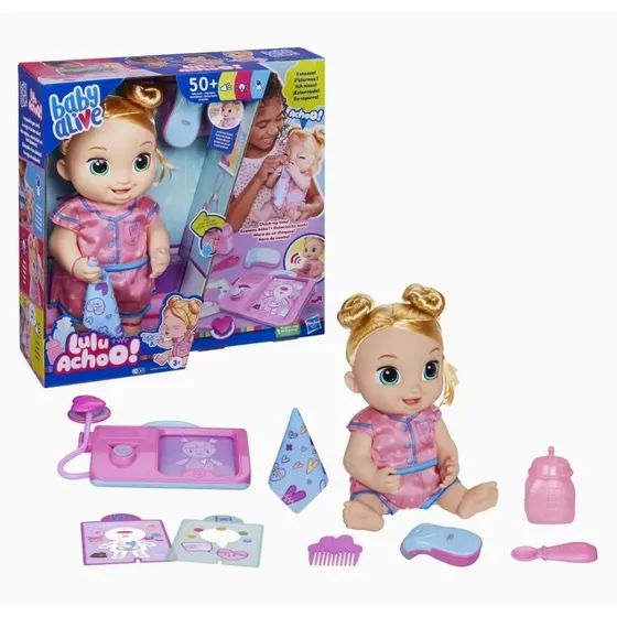 Muñeca Baby Alive Lulu Achoo Movimiento Sonidos Luces Hasbro