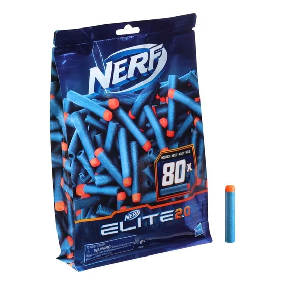 Dardos De Repuesto Paq De 80 Dardos Para Nerf Elite Hasbro