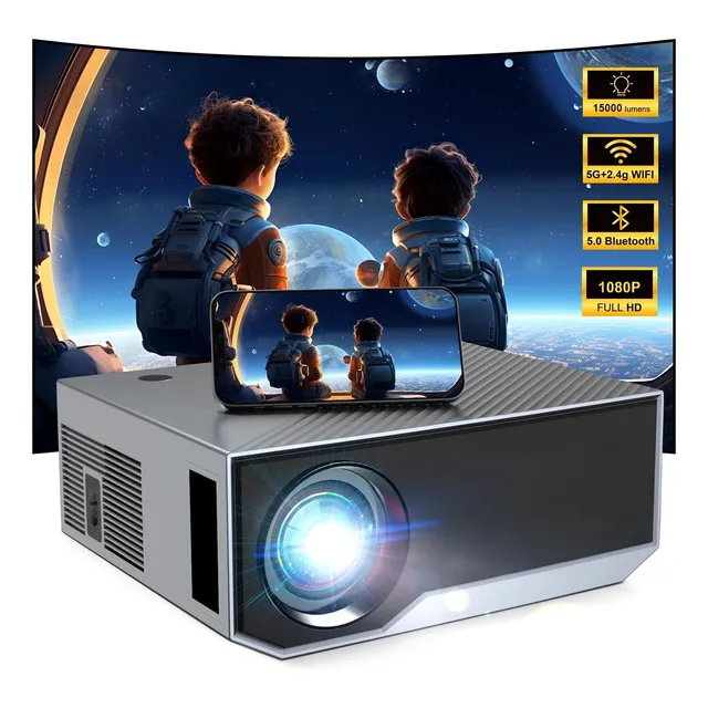 Videobeam Proyector Wifi Y Bluetooth Full Hd 300 Pulgadas 