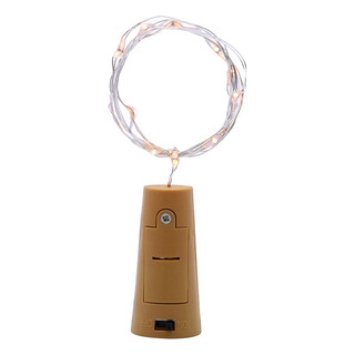 Cadena De 10 Luces Led K 1m Con Forma De Corcho Para Botella Cadena De 10 Luces Led K 1m Con Forma De Corcho Para Botella