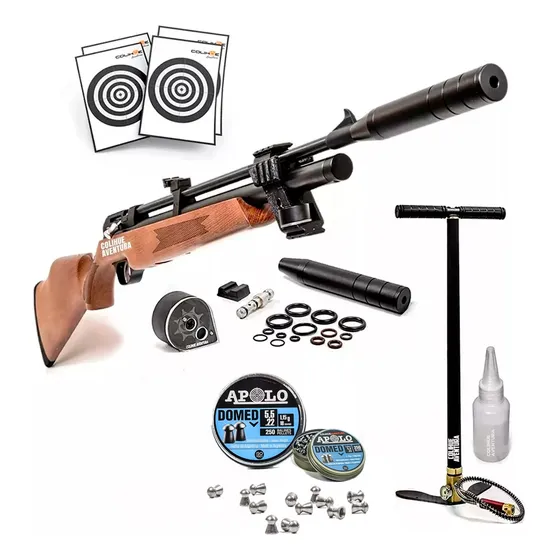 Rifle Fox Pr900w Cal 5,5mm + Cargador + Inflador 
