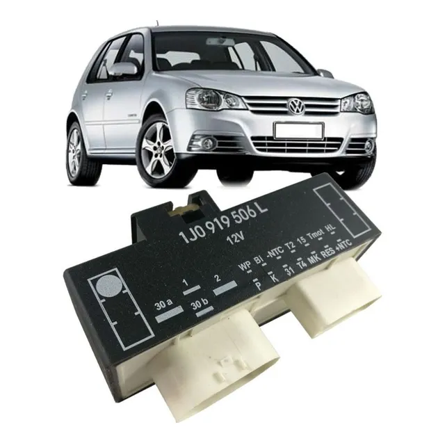 Modulo Rele Ventoinha Audi Golf 1.6 2.0 2007/2013 1j0919506l