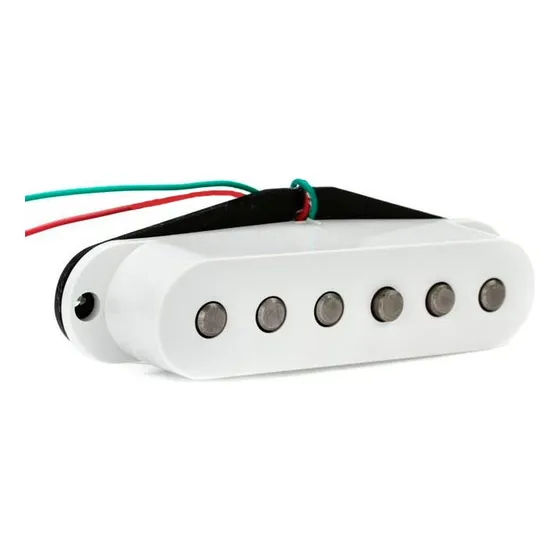 Tech Parts Micrófono Single Coil Guitarra Eléctrica Blanco