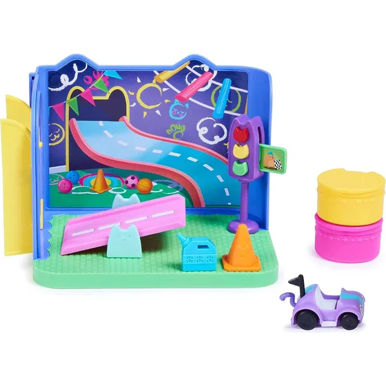 Gabby's Dollhouse Spin Master 6064148 Carlita Purr-ific Sala De Juegos