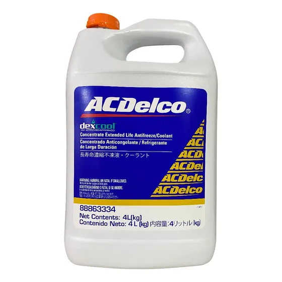 Liquido Refrigerante Rojo Acdelco X4 Lt Acdelco