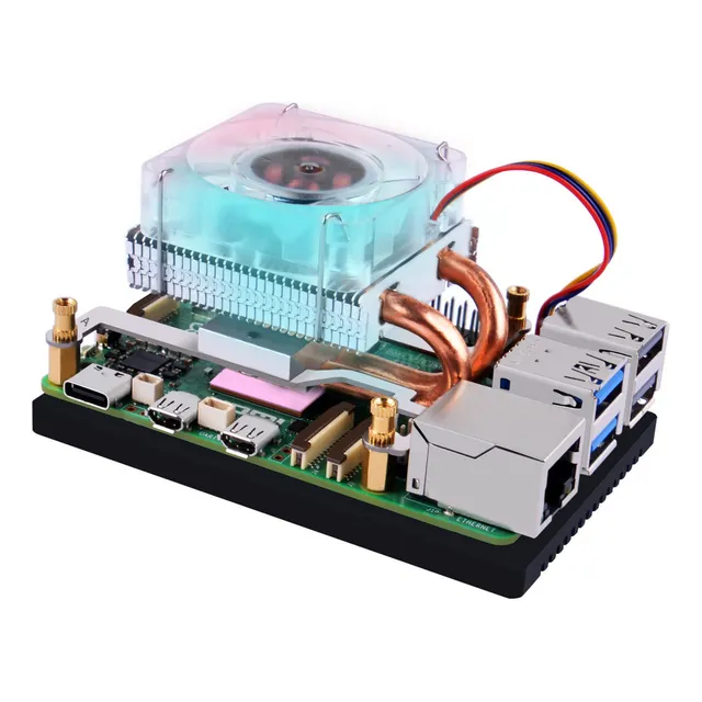 Tecneu Disipador Termico Horizontal Enfriador Para Raspberry Pi 5 Radiador
