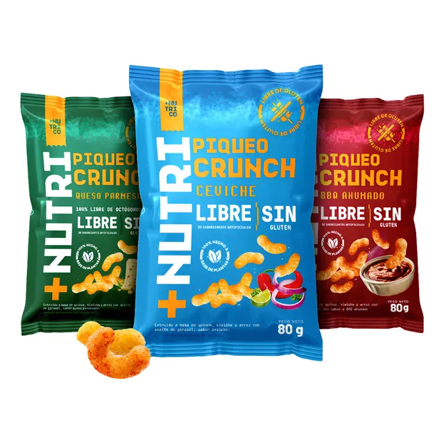 Pack X3 Piqueo Crunch 80g Nutri Co