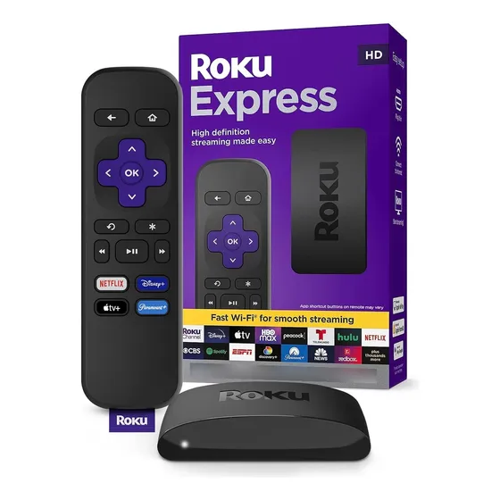 Dispositivo De Streaming Hd Roku Express Con Control Remoto