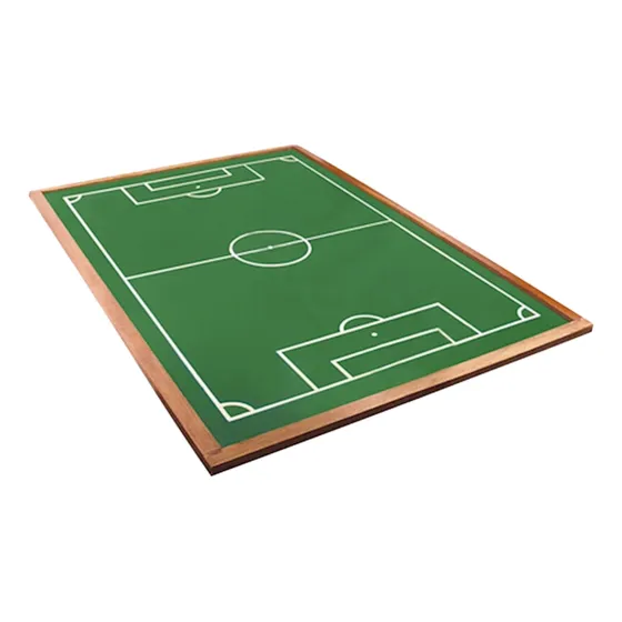 Campo De Futebol De Botão Verde Tampo Grama Jogo Estrelão