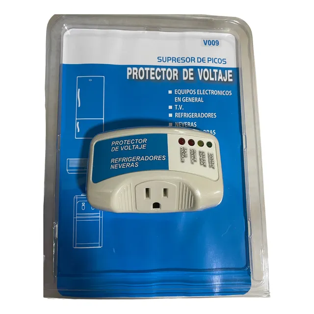 Protector De Voltaje Supresor Picos 120v Nevera Lavadora 15a