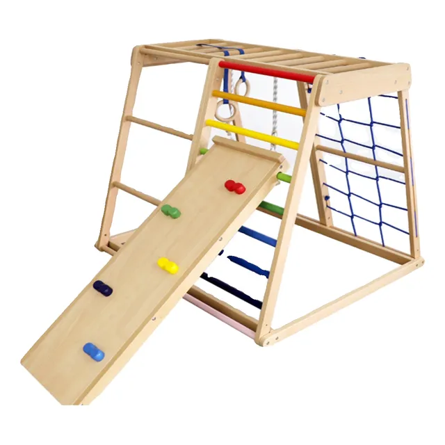 Gym Montessori Triángulo Parque Para Niños Triángulo Pikler 