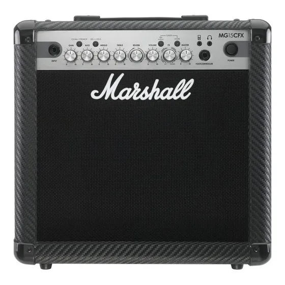 Marshall Mg15 Cfx Amplificador Guitarra Electrica + Efectos Color Negro