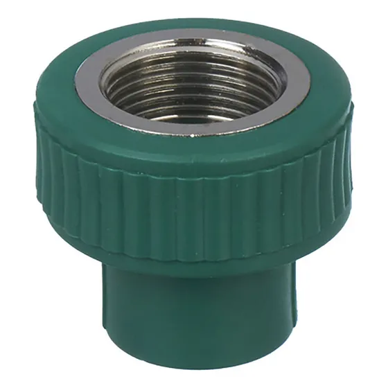 Cupla Con Inserto Metalico Hembra 1/2 X 20 Mm Fusion Packx10 Acabado 656/01 Color Verde