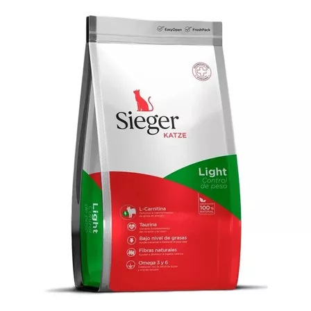 Alimento Para Gatos Sieger Katze Light  75kg Control Peso