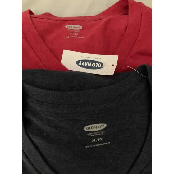 Franelas Nuevas Cuello En V Oldnavy