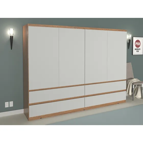 Placard Ropero Vestidor Moderno Melamina 1.80 Mts Dormitorio