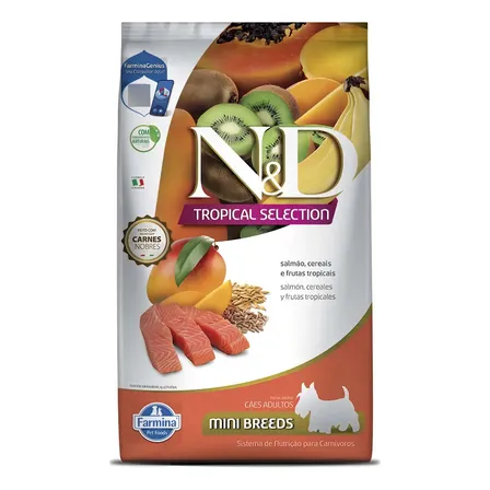Alimento N&d Tropical Selection Cães Ad Mini Salmão 2,5kg
