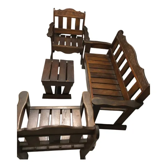 Juego De Muebles Country Rústicos De Madera