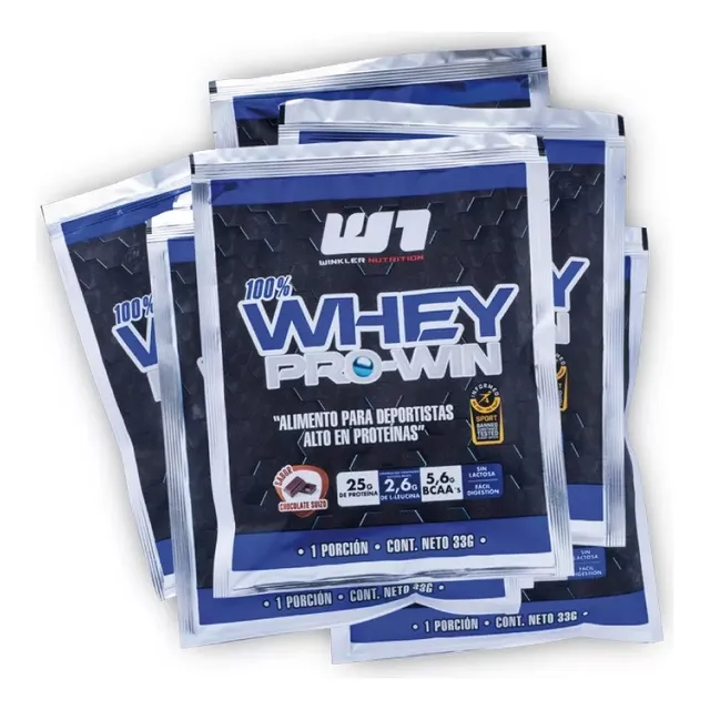 1 Sachet Proteina Whey Pro Win 100% 33 Gr. Winkler