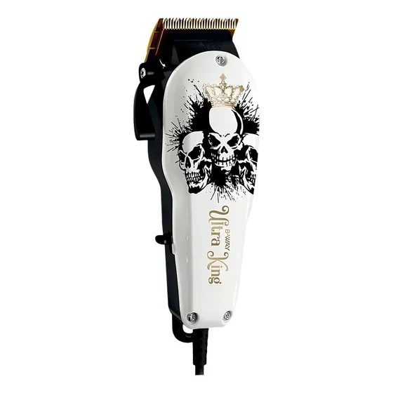 Cortadora de pelo B-Way Ultra Fade Kings BW1222K blanca y negra 220V