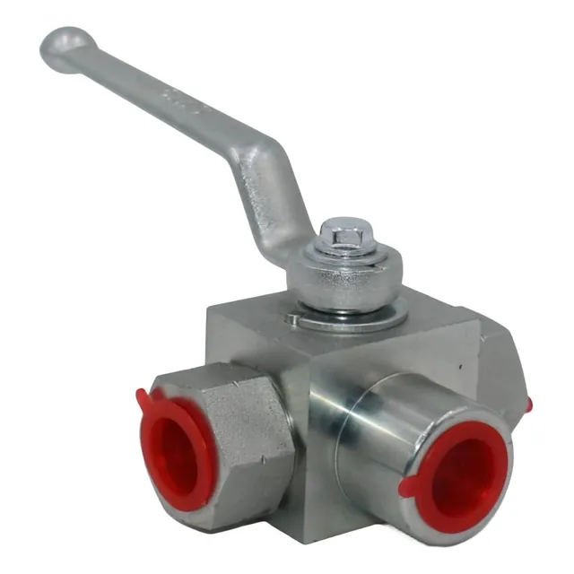 Válvula Hidráulica Tipo Bola 1/2x1/2x1/2. 7250psi 3 Vías