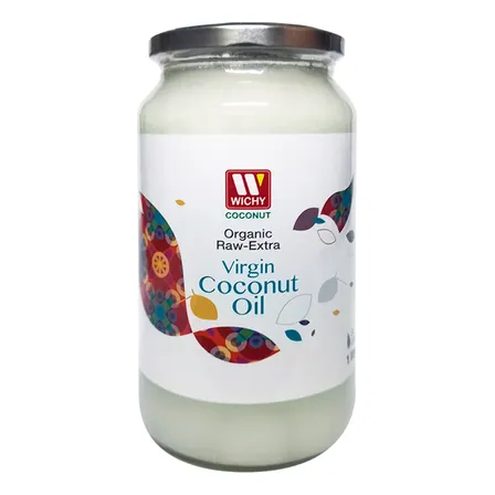 Aceite Coco Organico 1000 Ml Prensado En Frio Premium Wichy