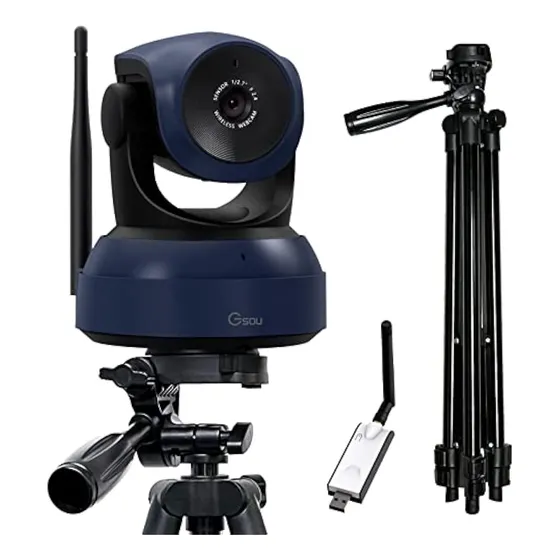 Cámara Web Inalámbrica, Videollamadas Hd 1080p Y