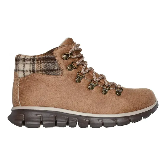 Bototos Mujer Synergy Plaid Mood Café Skechers