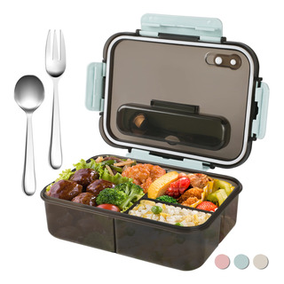 Fiambrera, Caja De Almueo Con 3 Compartimentos 1500ml, Fiambrera, Caja De Almueo Con 3 Compartimentos 1500ml,