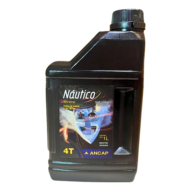 Aceite Nautico Ancap 4t 10w40 1 Lt Lanchas Botes