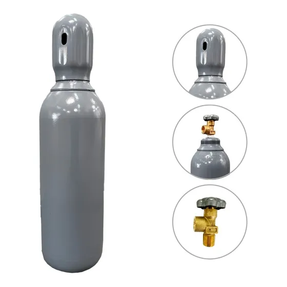 Cilindro De Nitrogênio 1mt 3 7l Refrigeração Com Capacete