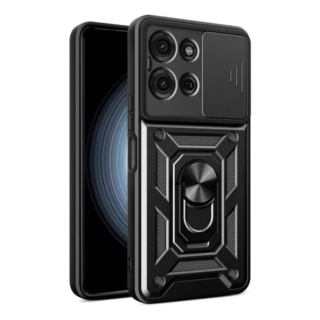 Funda Armor Anillo Antishock Con Protector Camara Deslizable