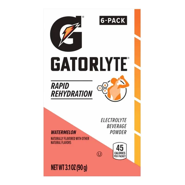 Gatorade Gatorlyte Watermelon Rapid Rehydration 6 Pack