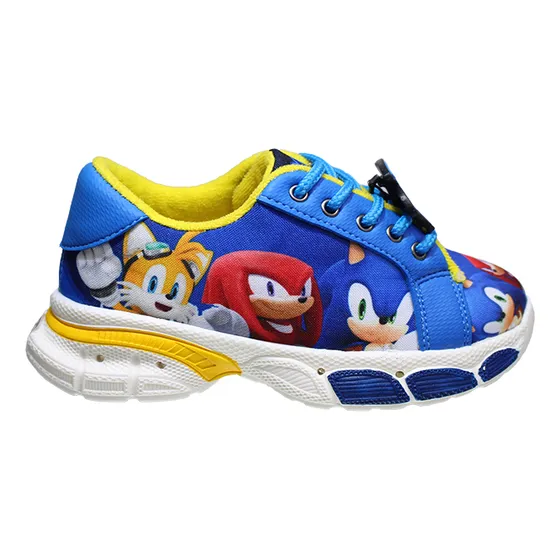 Tenis Genéricos Con Luces  Sonic Para Niños