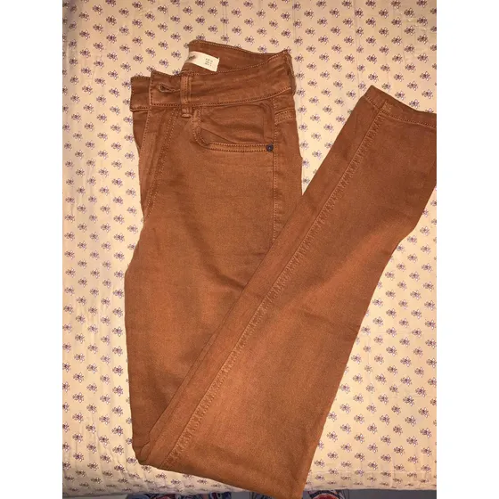 Jeans Marron Nuevo Marca Mango