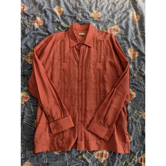 Se Vende Guayabera Para Caballero Color Guayaba Talla Xxl