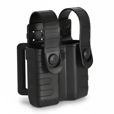 Porta Carregador Duplo Bélica Tab Lock Preto para Imbel GC Taurus G2C TS9 PT 938