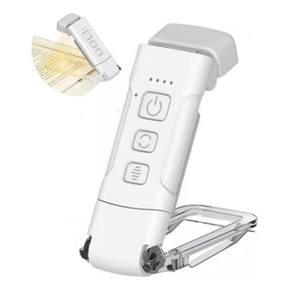 Lampara Led Lectura Broche Recargable Usb 3 Tonos 5 Brillos Lampara Led Lectura Broche Recargable Usb 3 Tonos 5 Brillos
