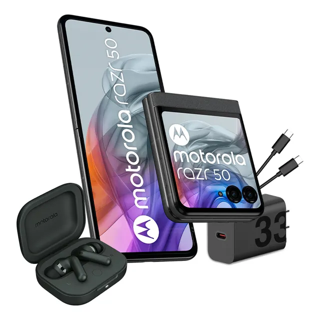 Moto Razr 50 12+512 Gb Gris + Moto Buds