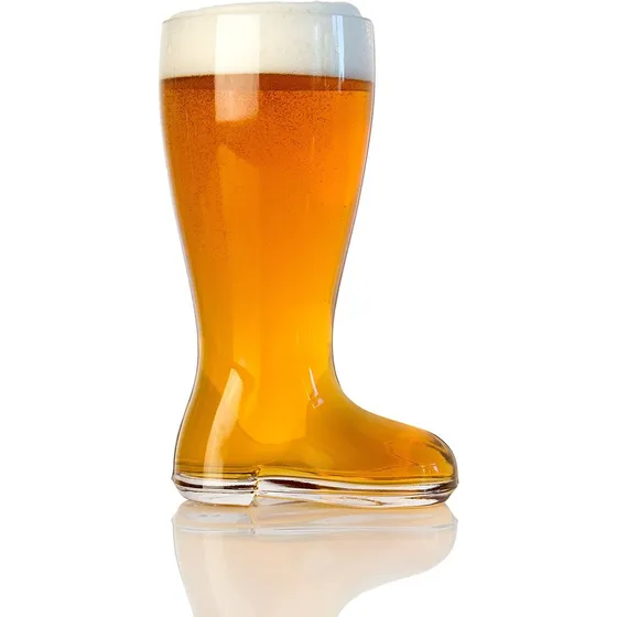 Vaso De Vidrio Domestic Corner, Con Forma De Bota, 1 L