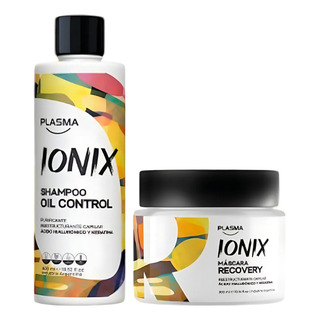 Shampoo Oil Control + Mascara Ionix Ácido Hialurónico Plasma Shampoo Oil Control + Mascara Ionix Ácido Hialurónico Plasma