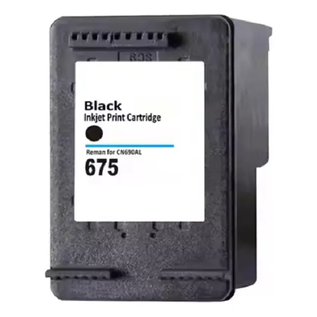 Cartucho Compatible Con Hp 675 Negro