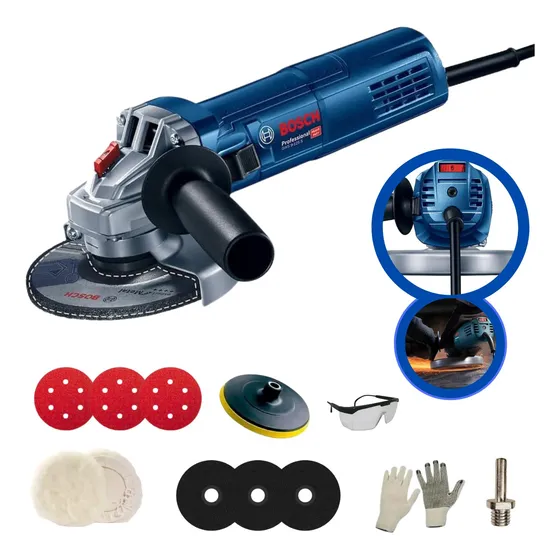 Lixadeira Esmerilhadeira Com Regulagem De Velocidade 900w