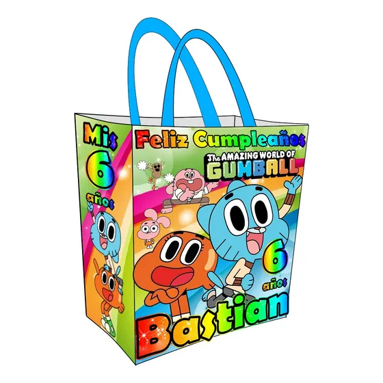 Cotillón | El Increíble Mundo De Gumball  Cumpleaños Para 10