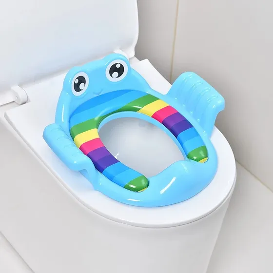 Poceta Bacinilla Niños Asiento Inodoro Baño Acolchado Bebes