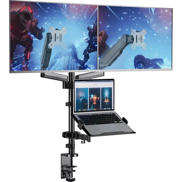 Soporte Para Monitor Y Laptop Wali, Soporte Doble De
